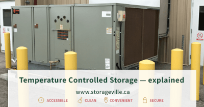 Temperature Controlled Self Storage Winnipeg - Climate Controlled Storage - Climate Controlled Self Storage - StorageVille