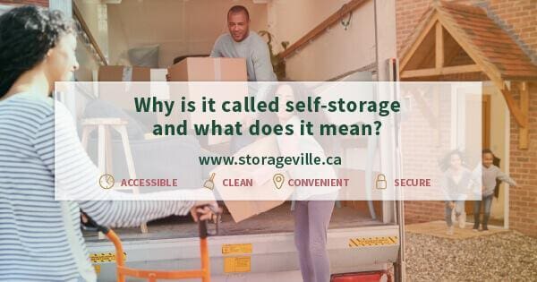 Why is it called self-storage and what does it mean? - Winnipeg Self-Storage - Storage Units Winnipeg - StorageVille