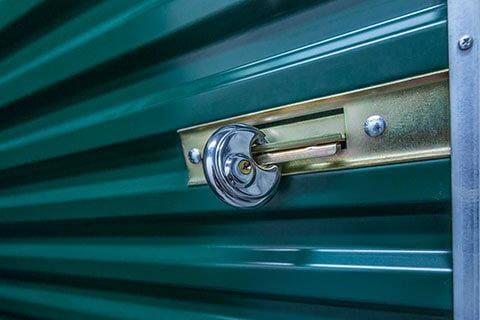 Self-storage unit security with disc locks | StorageVille