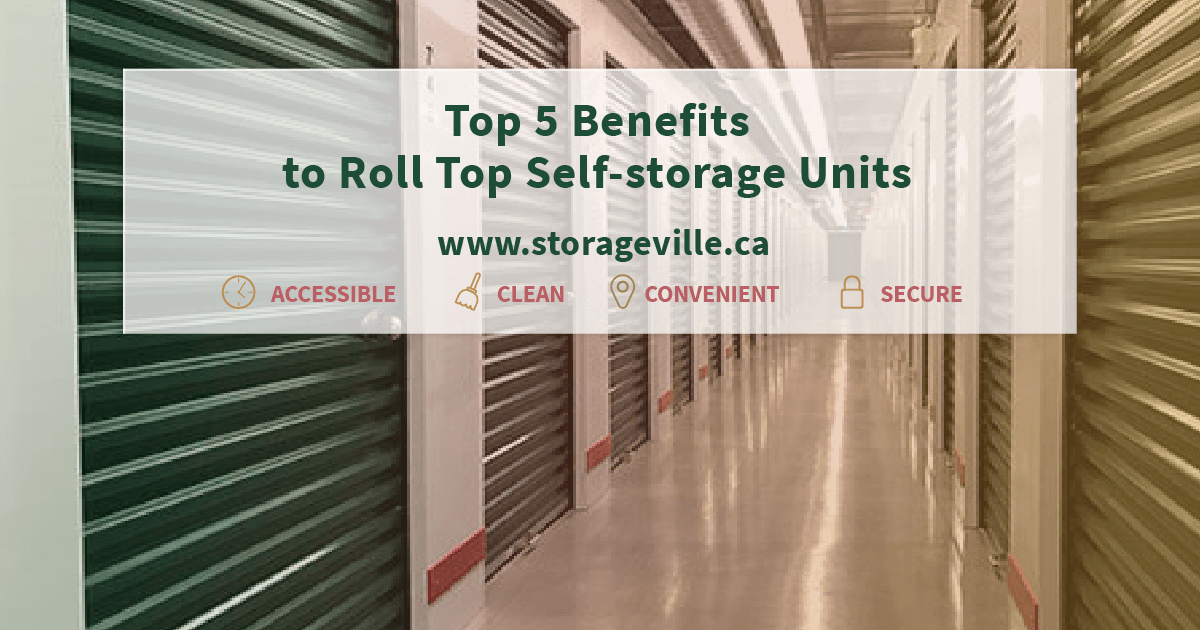 benefits of using rolltop self-storage indoor units