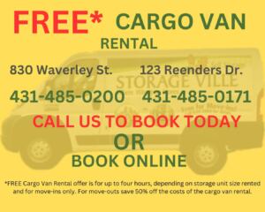 Free cargo van rental